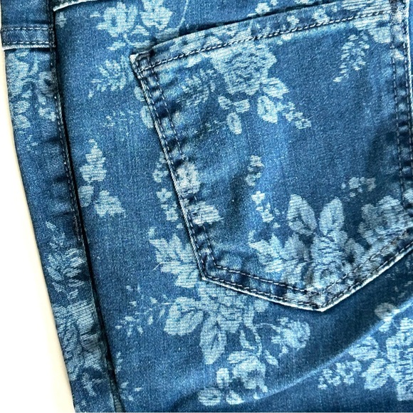 🍂NWT Free People Penny Pull-On Indigo Combo Romantic Blue Flare Jeans XS/0 - Picture 15 of 16
